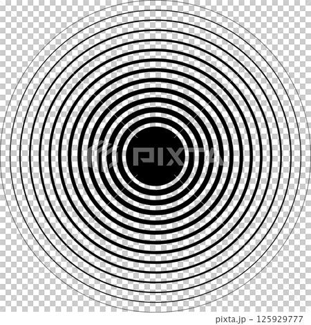 Circle blend line frame template design. Design elements 125929777