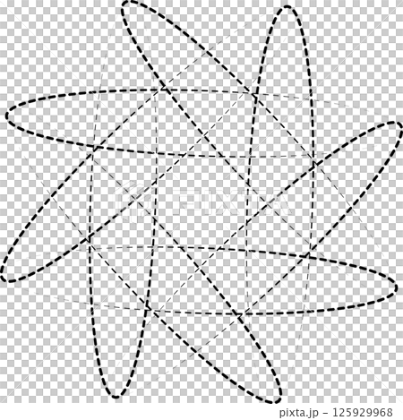 Geometric shapes dash line. Decoration element Geometric shapes dash line. Decoration element 125929968