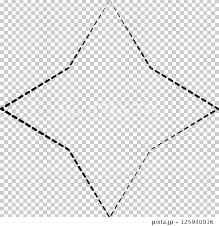 Geometric shapes dash line. Decoration element Geometric shapes dash line. Decoration element 125930016