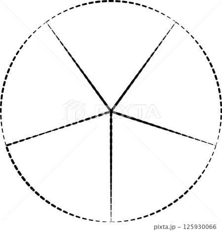 Geometric shapes dash line. Decoration element Geometric shapes dash line. Decoration element 125930066