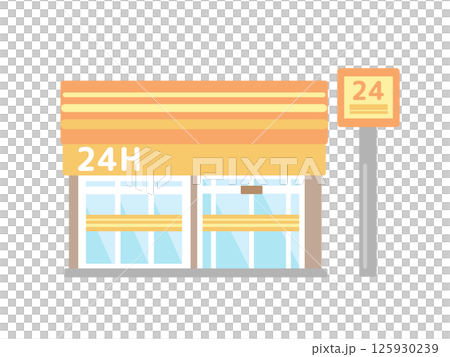 コンビニ 建物 イラスト コンビニ 建物 イラスト 125930239