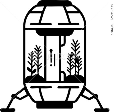 Self-Contained Ecosystem Pod for Plant Growth 125930339