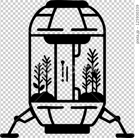 Self-Contained Ecosystem Pod for Plant Growth 125930339