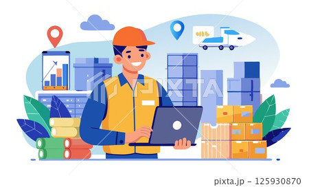 They coordinate with transportation carriers, track shipments, and resolve any logistics issues that may arise. 125930870