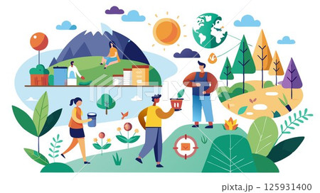 These activities promote a connection with nature and a sense of accomplishment. 125931400