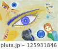 瞳のイラスト 125931846