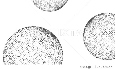Technology background with copy space. Abstract sphere. Dots connected by lines. Minimalist mesh. Abstract polygonal shape. 125932027