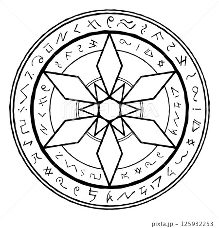 魔法陣(黒) 魔法陣(黒) 125932253