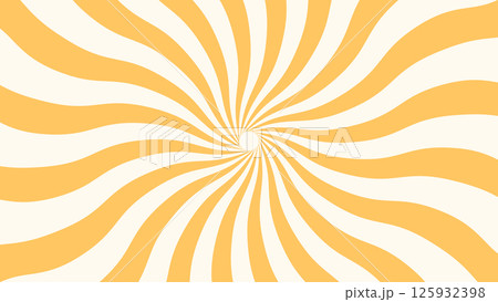 Retro sunburst background with rays or stripes in the center. Sun burst retro background. Star burst abstract backdrop. Vector illustration 125932398