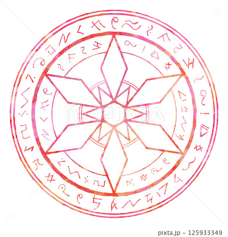 魔法陣（赤） 125933349