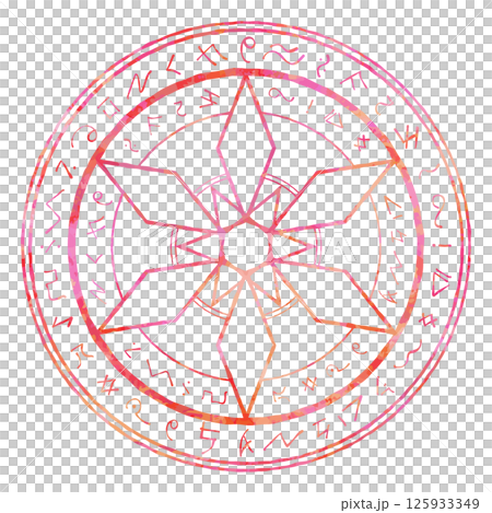 Magic circle (red) Magic circle (red) 125933349