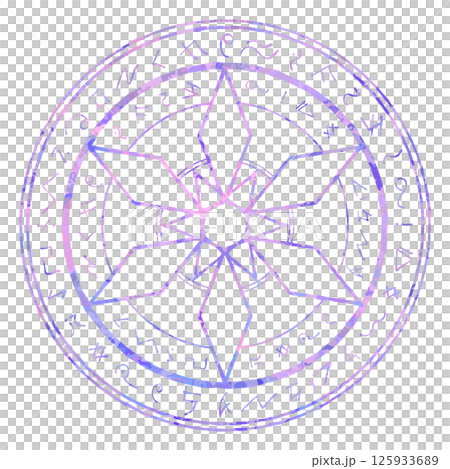 Magic circle (purple) 125933689