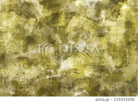水彩風の背景テクスチャ・黄色 125933898