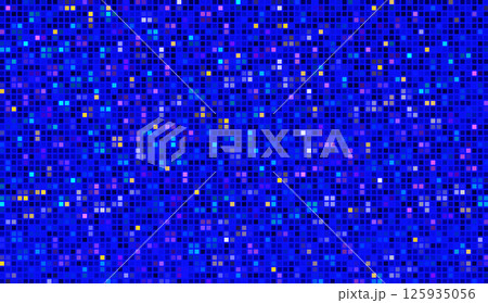 Abstract background with a grid of small colored squares. 125935056