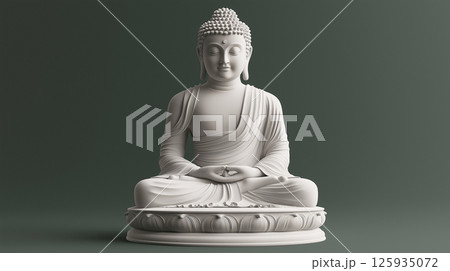 ブッダのイラスト ブッダのイラスト 125935072
