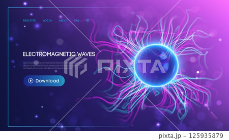 Wave Sound Abstract Background Music Vector AI Radio Audio Digital. Futuristic Neon Frequency 3D Tech Equalizer. Electromagnetic Waveform Pulse Pattern, Digital Spectrum Electric Particle Curve Wave Sound Abstract Background Music Vector AI Radio Audio Digital. Futuristic Neon Frequency 3D Tech Equalizer. Electromagnetic Waveform Pulse Pattern, Digital Spectrum Electric Particle Curve 125935879