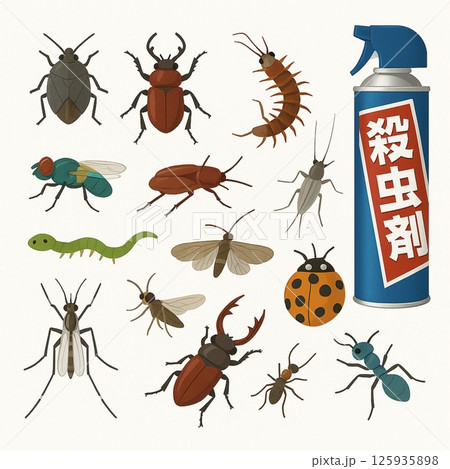 虫アイコン 虫アイコン 125935898