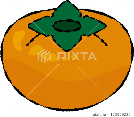 柿（線画有） 125936223