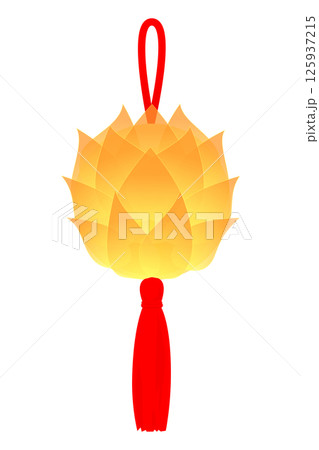 蓮の花の灯籠 黄色 蓮の花の灯籠 黄色 125937215