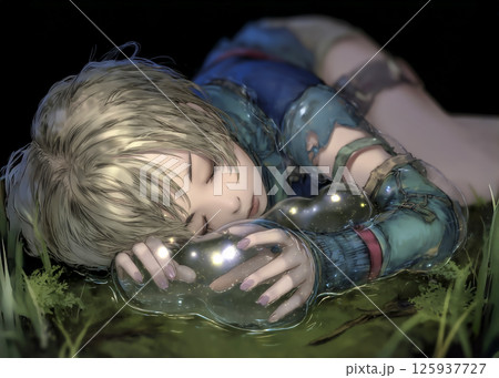 スライムの妖精のイラスト素材スライムの妖精のイラスト素材 125937727