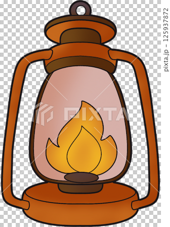 The illustration of a lantern 125937872