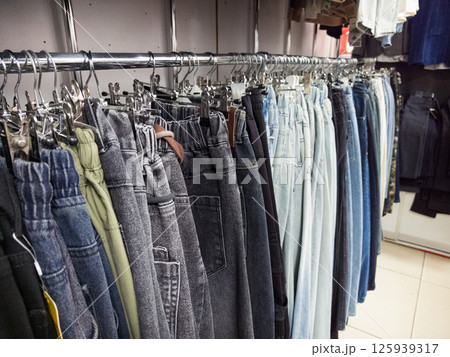 Stylish denim showcase offers wide variety of casual wear options Stylish denim showcase offers wide variety of casual wear options 125939317