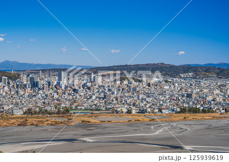 静岡市の円山花木園から見た静岡市の街並み(静岡県) 静岡市の円山花木園から見た静岡市の街並み(静岡県) 125939619