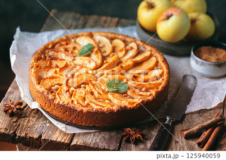 Homemade Apple Pie 125940059