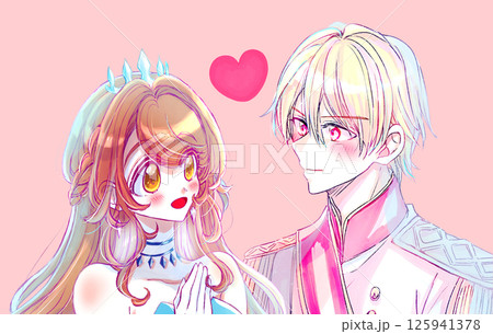 両想いの王子様とお姫様イメージ 125941378