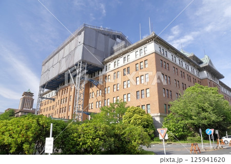 工事中の愛知県庁舎の建物（愛知県 名古屋市 中区） 125941620