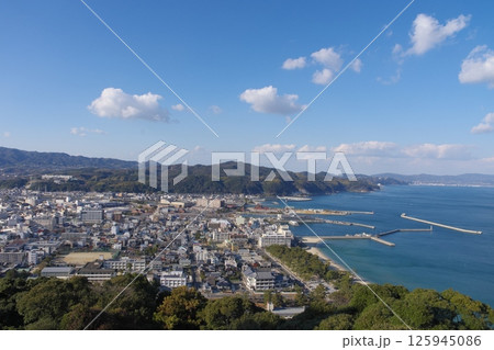 三熊山　洲本城から望む洲本市の眺望 125945086