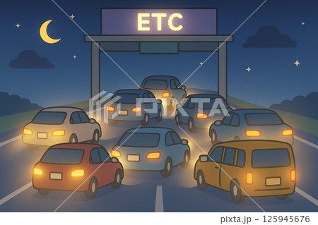 交通渋滞 交通渋滞 125945676