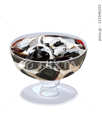 コーヒーゼリー 125946203