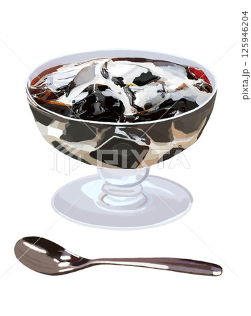 コーヒーゼリー（スプーン付き） 125946204