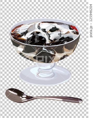 コーヒーゼリー（スプーン付き） 125946204