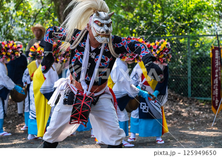 肥前佐賀の伝統芸能　面浮立 125949650
