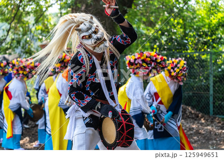 肥前佐賀の伝統芸能　面浮立 125949651