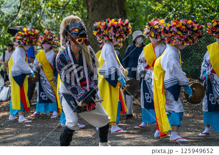 肥前佐賀の伝統芸能　面浮立 125949652