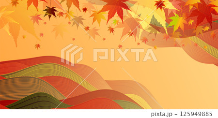 紅葉 もみじ 秋 背景 紅葉 もみじ 秋 背景 125949885
