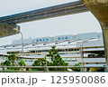 写真素材：道路から見た那覇空港 125950086