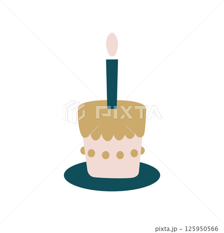 ケーキのイラスト ケーキのイラスト 125950566