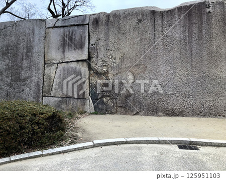 大阪城の石垣 大阪城の石垣 125951103