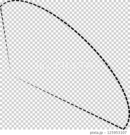 Triangle shapes dash line. Graphic elements Triangle shapes dash line. Graphic elements 125953107
