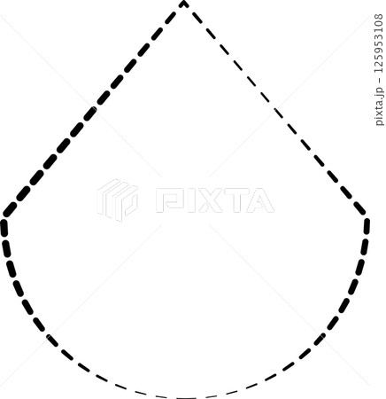 Triangle shapes dash line. Graphic elements Triangle shapes dash line. Graphic elements 125953108