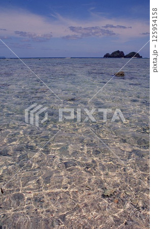 沖縄県・阿嘉島の海岸 125954158