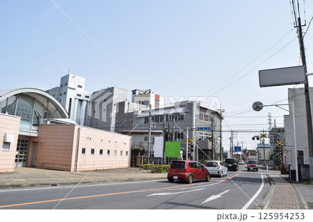 群馬県みどり市 赤城駅前の街並み 群馬県みどり市 赤城駅前の街並み 125954253