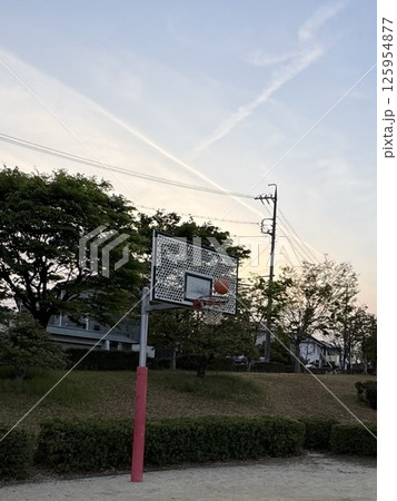 ストリートコートでのシューティング練習を撮影しました。 ストリートコートでのシューティング練習を撮影しました。 125954877