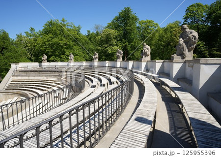 Amphitheatre in baths park in Warsaw city of Poland 125955396