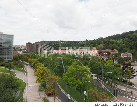 Office in park in European Bilbao city in Spain Office in park in European Bilbao city in Spain 125955413