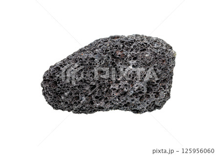Black scoria volcanic rock Black scoria volcanic rock 125956060